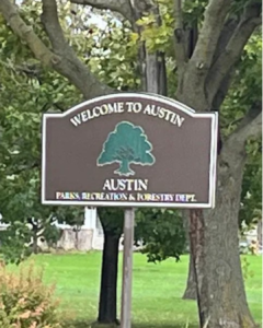 Welcome to austin mn sign